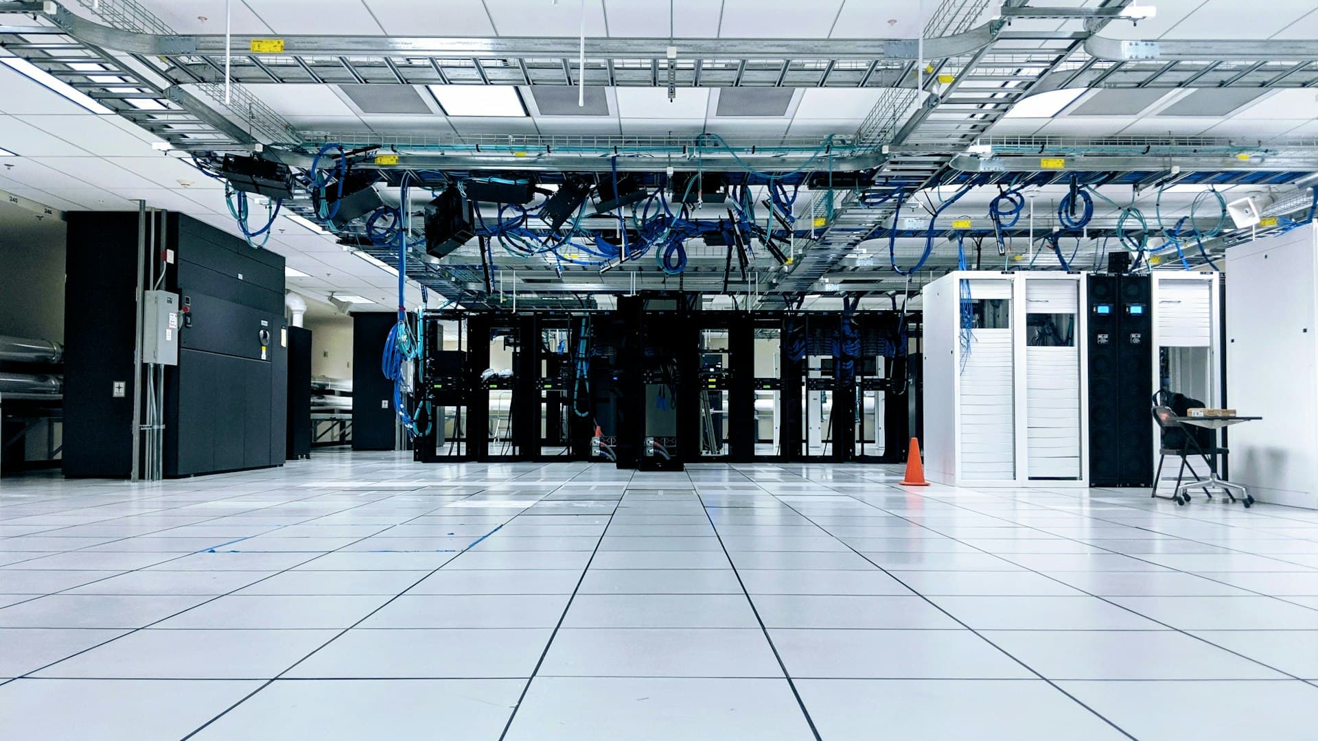 White marble tiles background representing structured data and cloud architecture